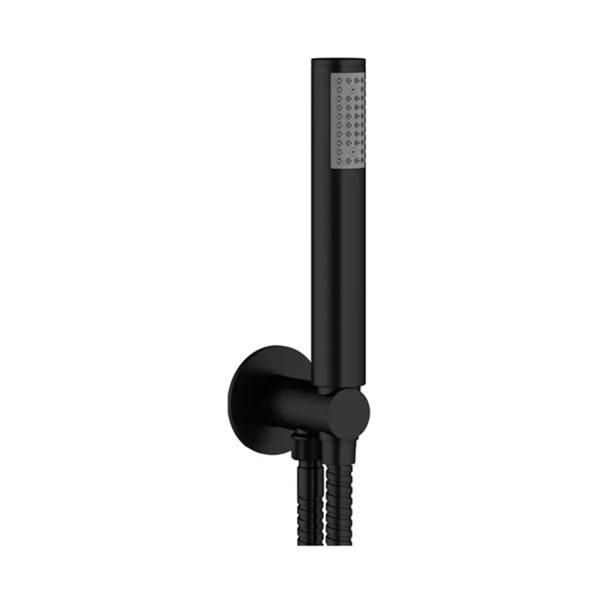 Crosswater MPRO Shower Kit & Wall Out Matt Black detail view - Image 2