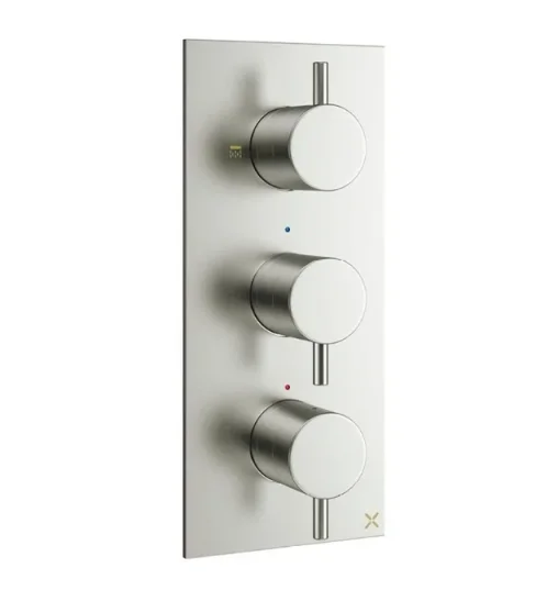 Crosswater Mpro 3 Handle Trimset (must Be Paired With Wlbp2000r+) Stainless Steel Effect detail view - Image 2