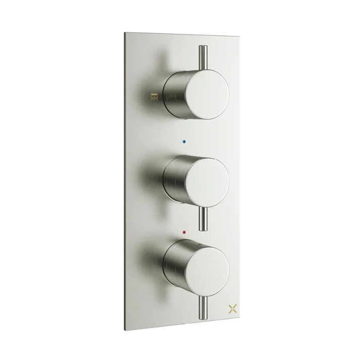 Crosswater Mpro 3 Handle Trimset (must Be Paired With Wlbp2000r+) Stainless Steel Effect product image - Image 1