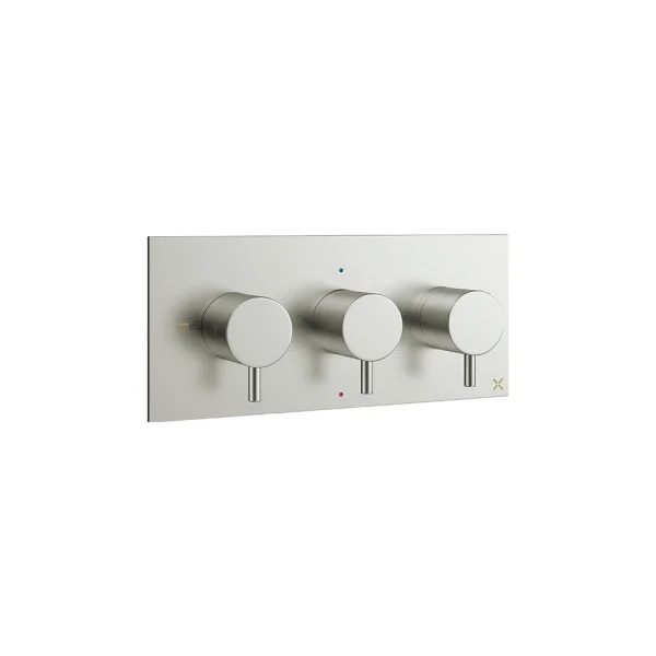 Crosswater Mpro 3 Handle Trimset (must Be Paired With Wlbp2001r+) Stainless Steel Effect