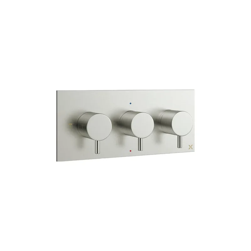 Crosswater Mpro 3 Handle Trimset (must Be Paired With Wlbp2001r+) Stainless Steel Effect product image - Image 1