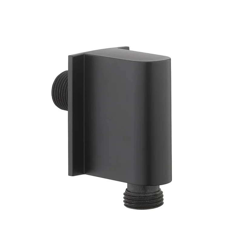 Crosswater MPRO Wall Outlet Matt Black detail view - Image 2