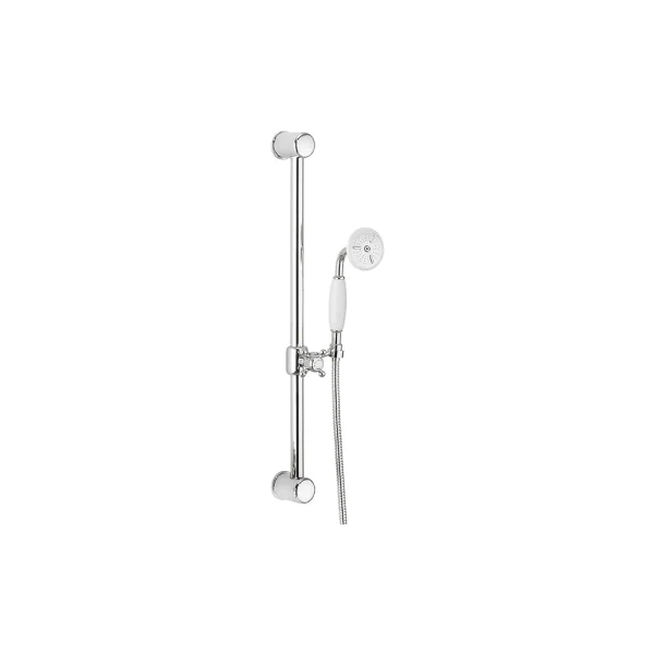 Crosswater Belgravia Slide Rail 600mm Handset Hose Chrome