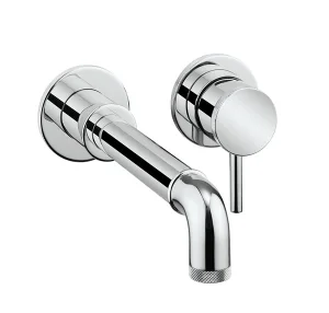 Crosswater MPRO Industrial 2 Hole Basin Set Chrome