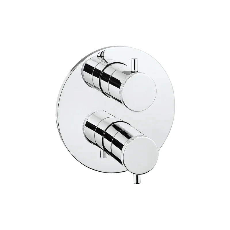 Crosswater Crossbox MPRO Industrial 1 Outlet Trim & Levers Chrome product image - Image 1