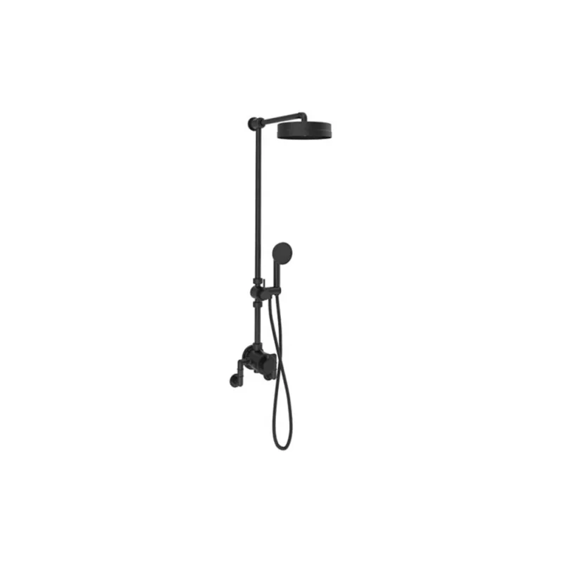 Crosswater MPRO Industrial Exposed Multi-function Shower With Handset Slider Carbon Black product image - Image 2