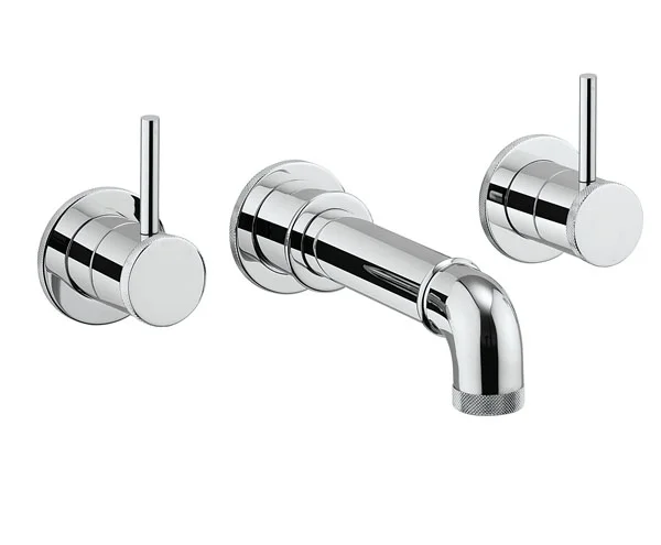 Crosswater MPRO Industrial Wall Stop Taps Chrome