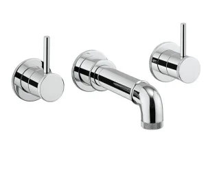 Crosswater MPRO Industrial Wall Stop Taps Chrome