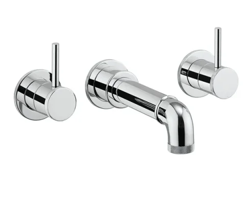 Crosswater MPRO Industrial Wall Stop Taps Chrome product image - Image 1