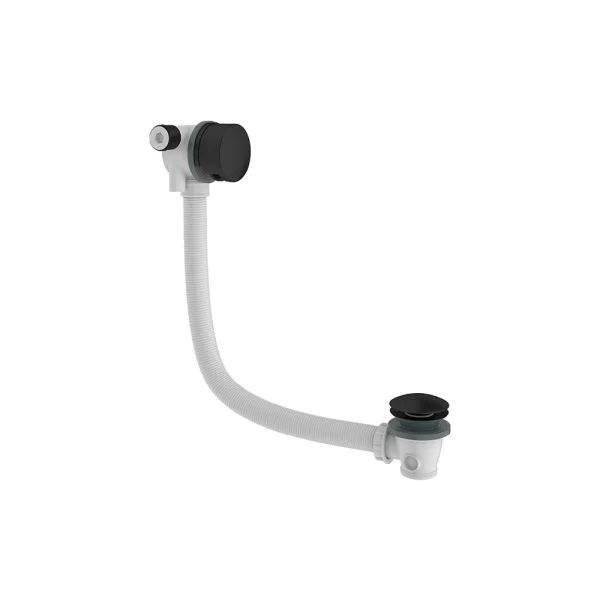 Crosswater MPRO Bath Click Clack Waste & Filler Matt Black