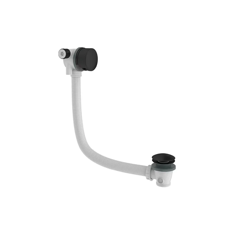 Crosswater MPRO Bath Click Clack Waste & Filler Matt Black product image - Image 1