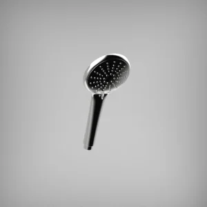 Ava Round Multi Function Shower Handset - Polished Stainless Steel