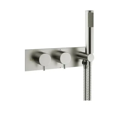 Crosswater Mpro 2 Handle Trimset With Handset & Hose (must Be Paired With Wlbp25x31r+) Stainless Steel Effect