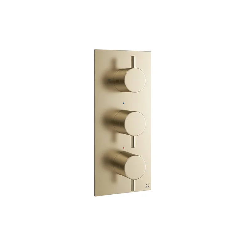 Crosswater Mpro 3 Handle Trimset (must Be Paired With Wlbp2000r+) Brushed Brass product image - Image 1