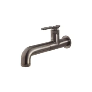 Crosswater Union Single Hole Wall Mounted Set Brushed Black Chrome
