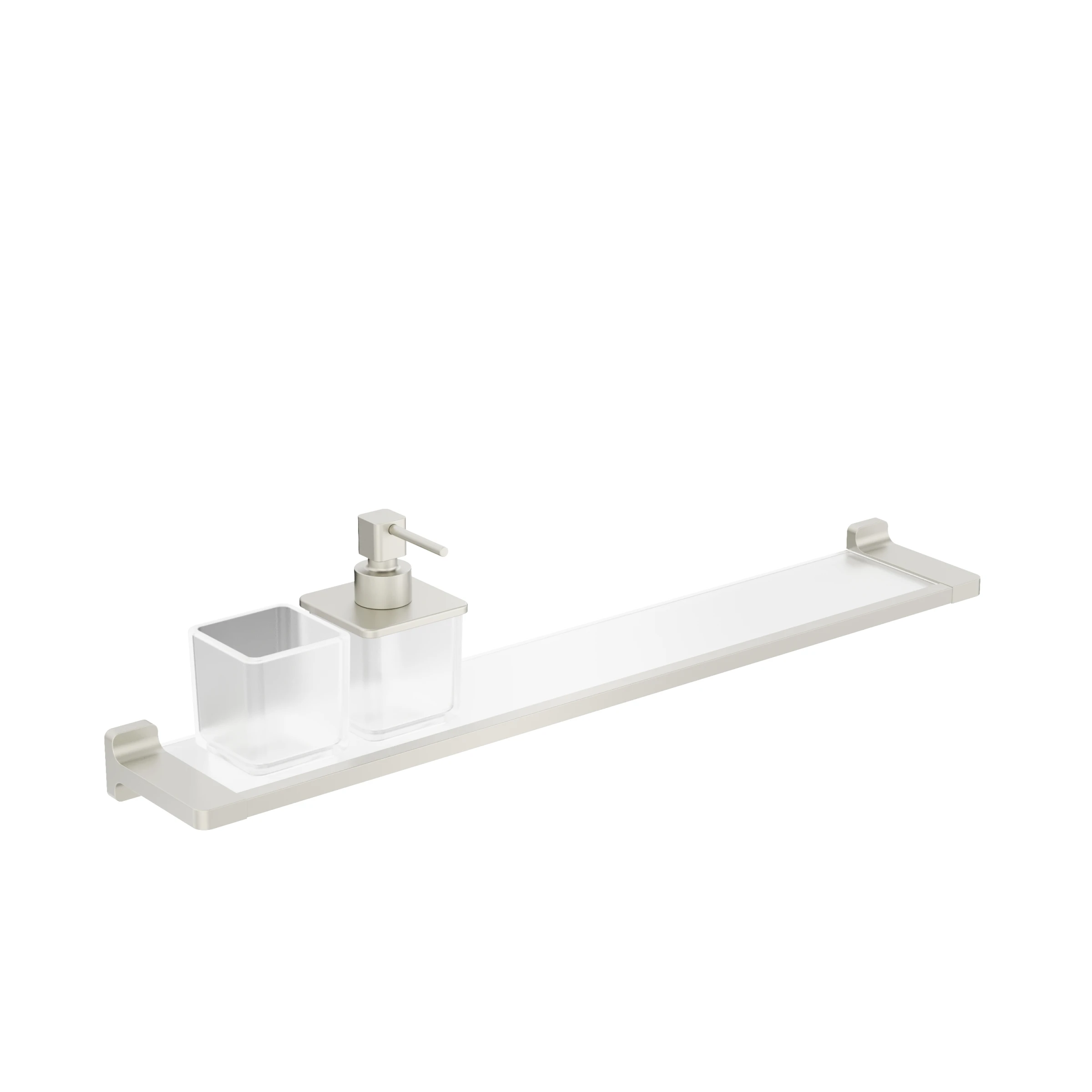 Crosswater Rotar Shelf 600mm Brushed Nickel