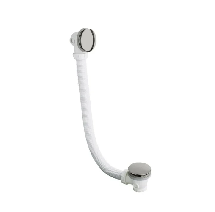 Crosswater MPRO Bath Click Clack Waste Brushed Nickel detail view - Image 2