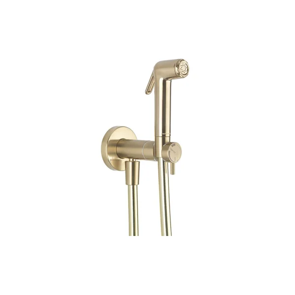 Crosswater MPRO Integrated Douche Valve Handset & Holder Brushed Brass