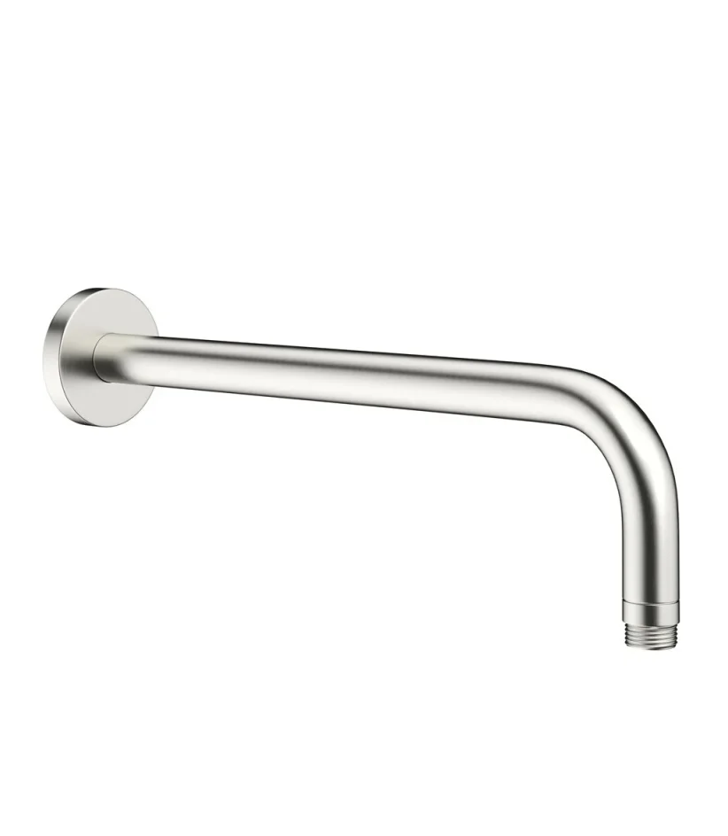 Crosswater Shower Arm 350mm Brushed Nickel detail view - Image 2