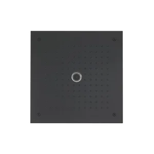 Crosswater MPRO Stream 380 x 380 Recessed Shower Head Matt Black