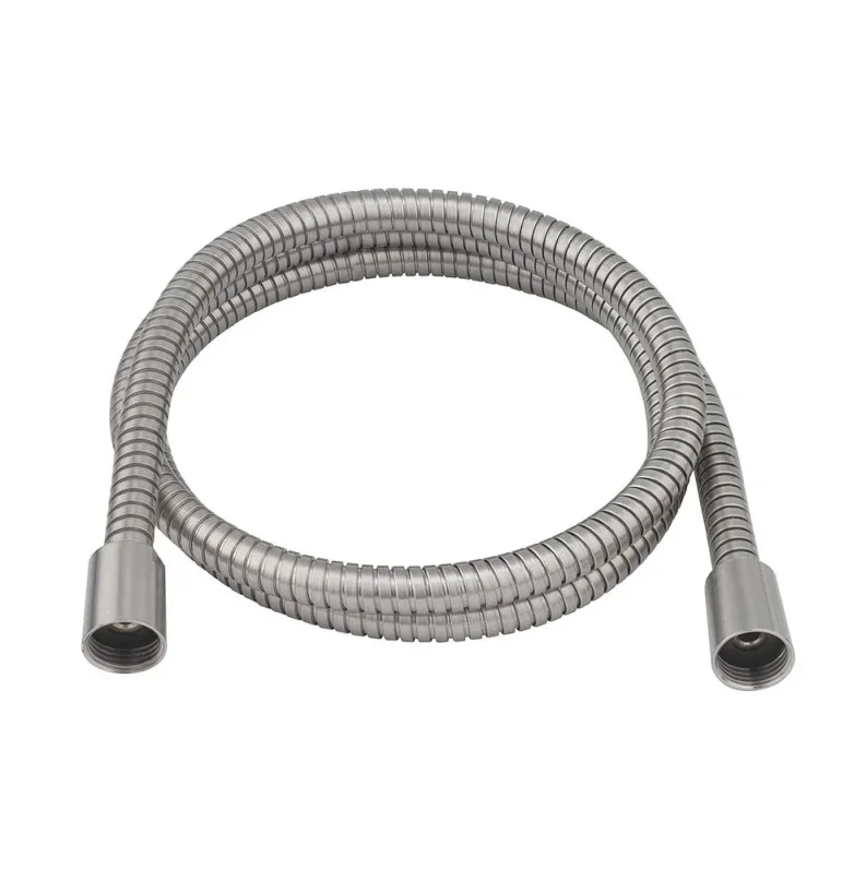 Crosswater Shower Hose 1500mm Brushed Nickel detail view - Image 2