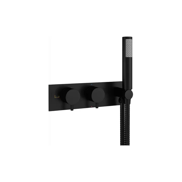 Crosswater Mpro 2 Handle Trimset With Handset & Hose (must Be Paired With Wlbp25x31r+) Matt Black
