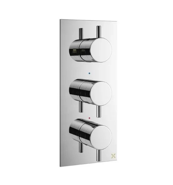 Crosswater Mpro 3 Handle Trimset (must Be Paired With Wlbp3000r+) Chrome detail view - Image 2