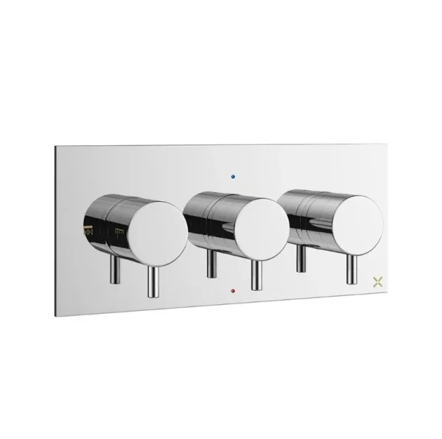 Crosswater Mpro 3 Handle Trimset (must Be Paired With Wlbp3001r+) Chrome detail view - Image 2