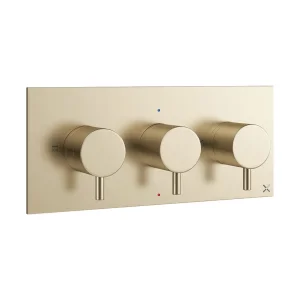 Crosswater Mpro 3 Handle Trimset (must Be Paired With Wlbp2001r+) Brushed Brass