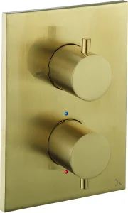 Crosswater Crossbox Mpro 1 Outlet Trim & Levers Brushed Brass