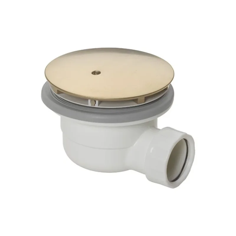 Crosswater High Flow Shower Waste Brushed Brass product image - Image 1