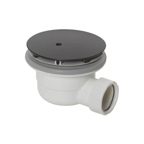 Crosswater High Flow Shower Waste Matt Black