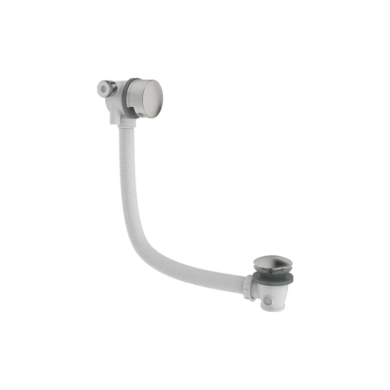 Crosswater MPRO Bath Click Clack Waste & Filler Brushed Nickel product image - Image 1