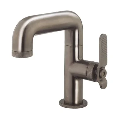 Crosswater Union Basin Mono Brushed Black Chrome detail view - Image 2