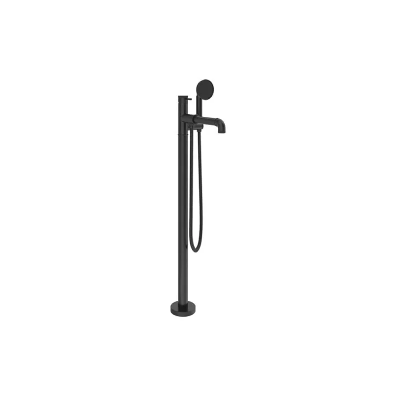 Crosswater MPRO Industrial Bath Shower Mixer Floor Standing Carbon Black product image - Image 2