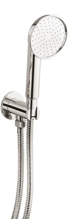 Crosswater MPRO Industrial Wall Outlet & Handset Chrome detail view - Image 2