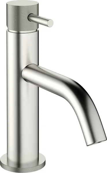 Crosswater MPRO Basin Monobloc Knurled Brushed Nickel
