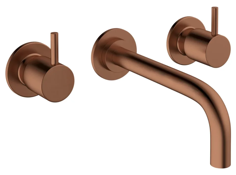 Crosswater MPRO Basin 3 Hole Trim Set Brushed Bronze product image - Image 1