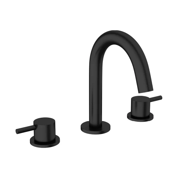 Crosswater MPRO Basin 3 Hole Set Matt Black