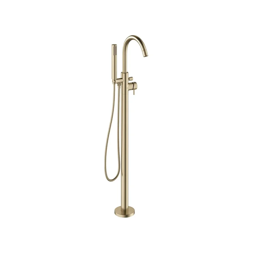 Crosswater MPRO Bath Shower Mixer Brushed Brass detail view - Image 3