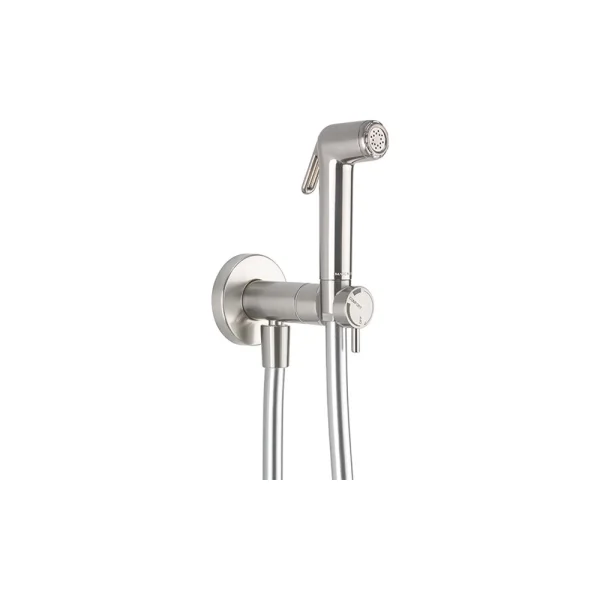 Crosswater MPRO Integrated Douche Valve, Handset & Holder Brushed Nickel