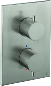Crosswater Crossbox MPRO 1 Outlet Trim & Levers Brushed Nickel