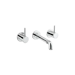 Crosswater MPRO Industrial 3 Hole Basin Set Chrome