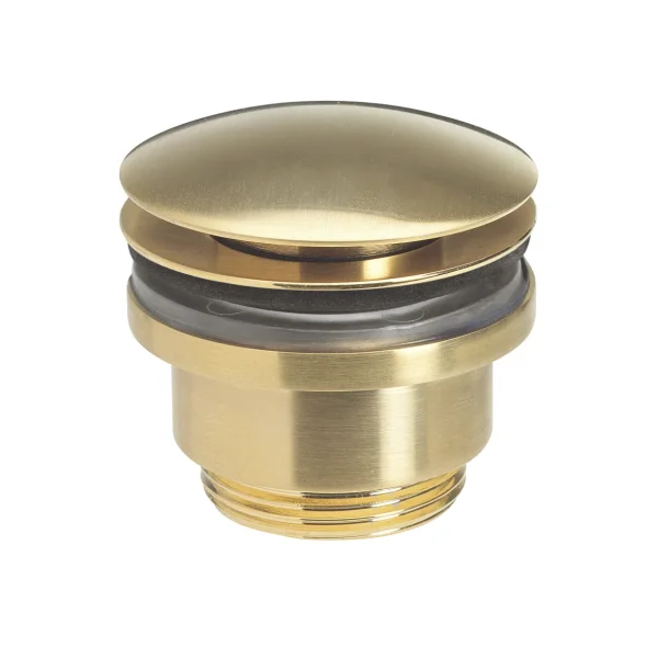 Crosswater Union Universal Basin Waste Union Brass detail view - Image 2