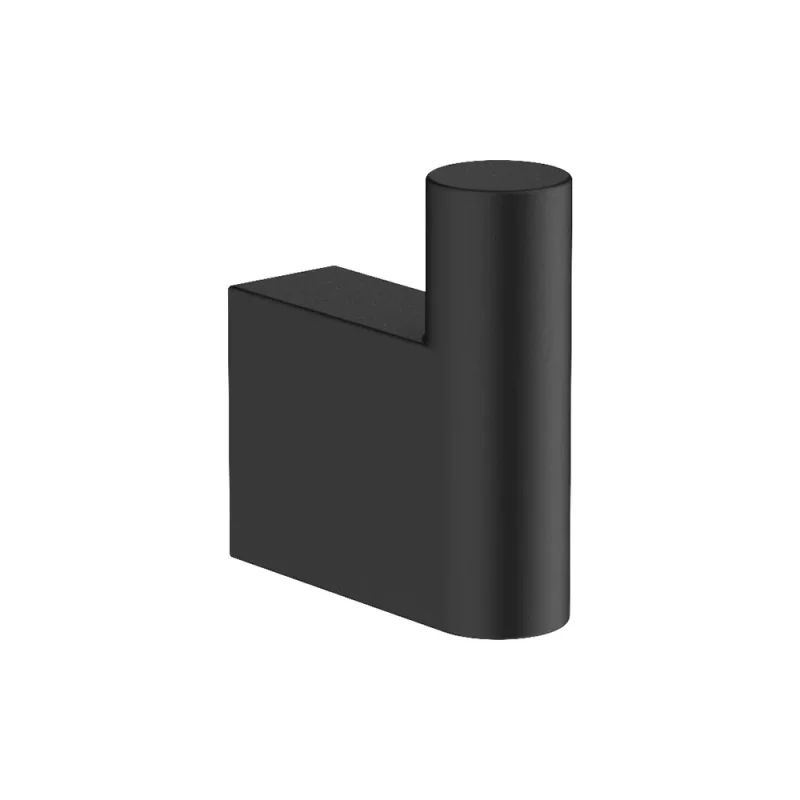 Crosswater Mpro Single Robe Hook Matt Black product image - Image 2
