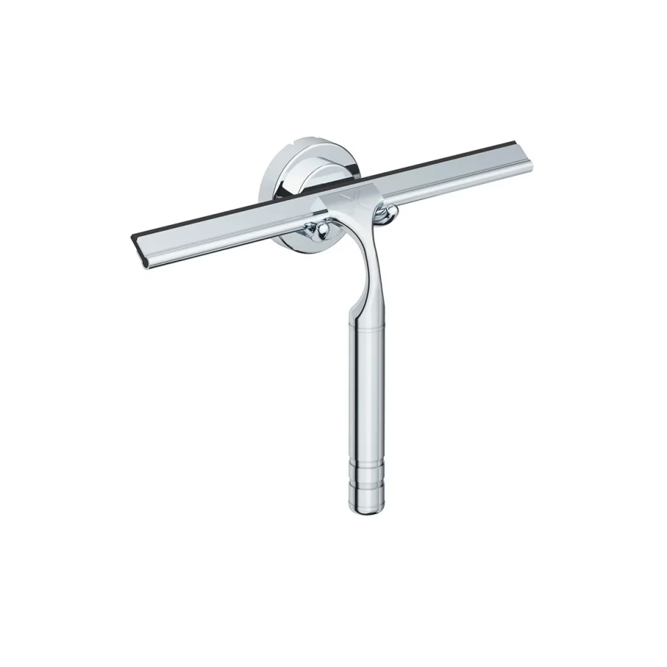 Crosswater Shower Door Squeegy with Wall Bracket Chrome product image - Image 1