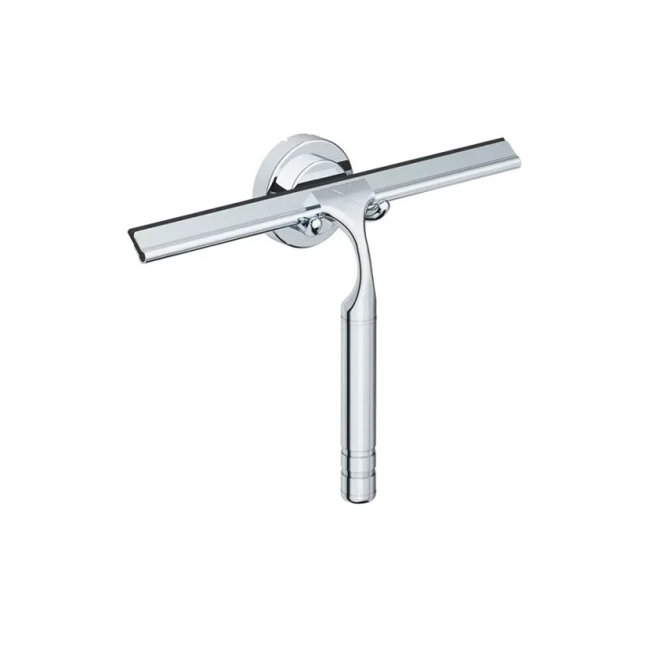 Crosswater Shower Door Squeegy with Wall Bracket Chrome detail view - Image 2