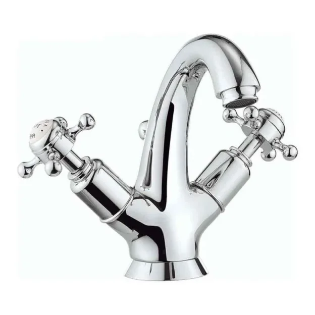 Crosswater Belgravia Crosshead High Neck Mono Basin Chrome detail view - Image 3