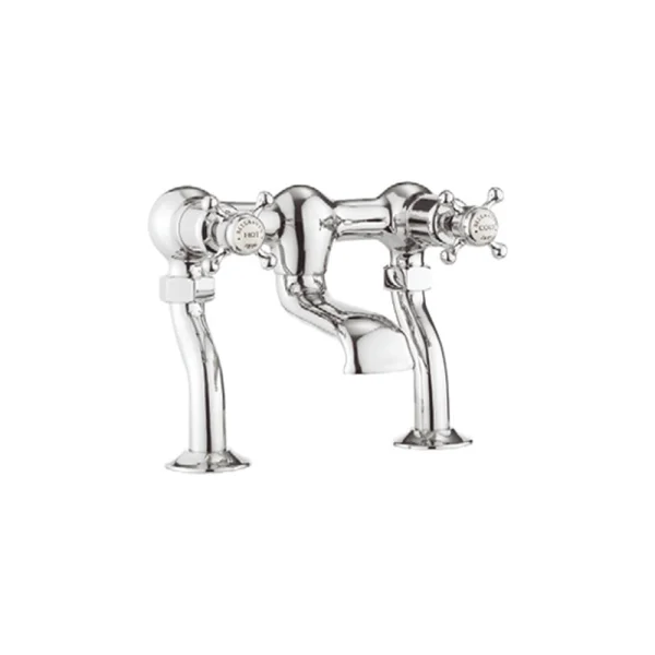 Crosswater Belgravia Crosshead Bath Filler Deck Mounted Chrome