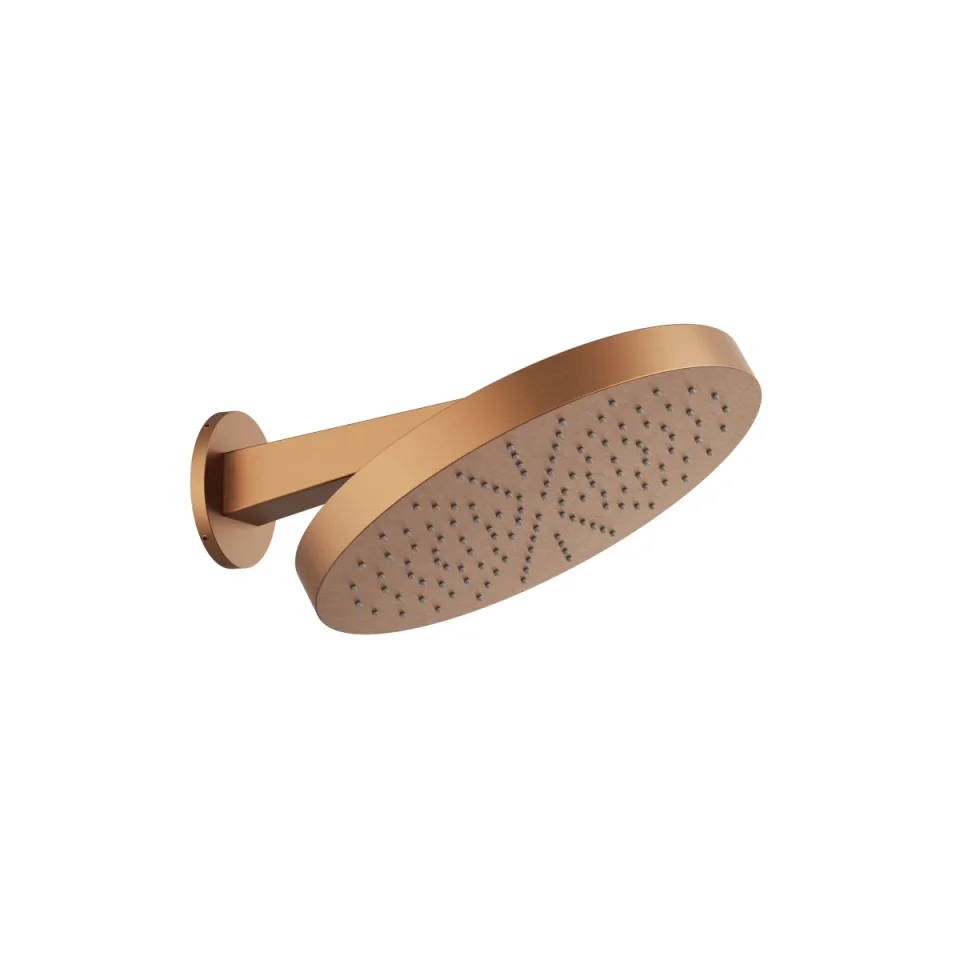 Crosswater Revive Stainless Steel Shower Head Wall Mounted 300 X 300 Brushed Bronze product image - Image 1